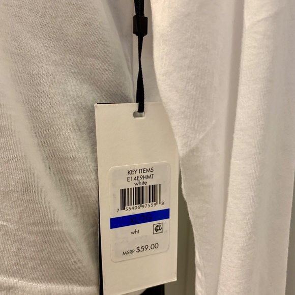 Calvin Klein Long Sleeve white top Size XL - Picture 5 of 6